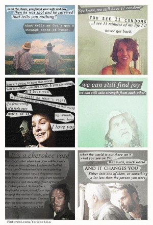 the condom quote from Maggie is my fave