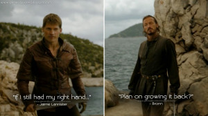 ... Bronn: Plan on growing it back? Jaime Lannister Quotes, Bronn Quotes