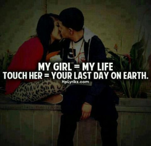 ... is my life. If you touch here, that will be your last day on earth