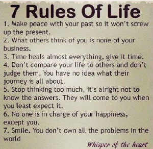 rules of life