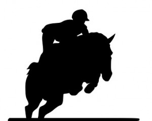 Horse-Champions English Horse Quote 2-Horse wall decal-Large 28 x 47 ...