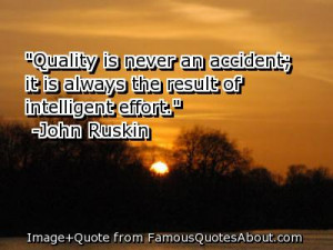 Result Quotes–Results Quotes -Quote - Quality is never an accident ...