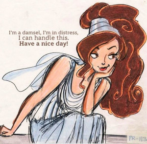 Day 21: FAVORITE QUOTE Megara from Hercules. Technically she's not a ...