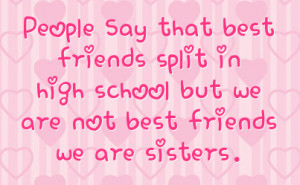 Best Friends Are Sister And Real Love Sayings Quotes