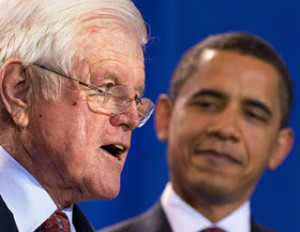 In honor of Ted Kennedy, President Obama signed a $5.7 billion ...