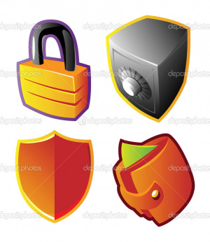 Colorful Vectors Finance And Security Vector Illustration Vector