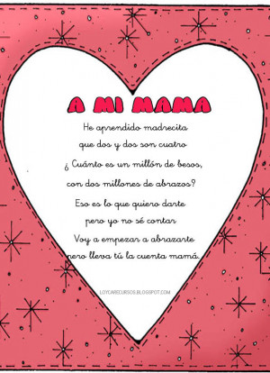 poesia de mama para niños