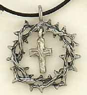 Easter Crown of Thorns Necklace & Cross