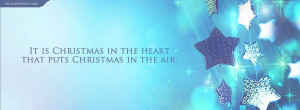 with a christmas in the heart puts christmas there quote facebook ...