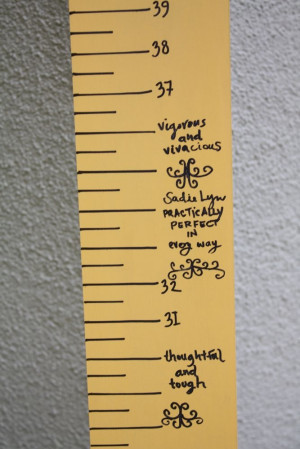 Mary Poppins- Giant Measuring Stick With Fun Sayings