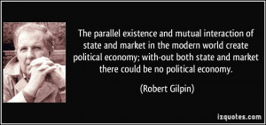 The parallel existence and mutual interaction of state and market in ...