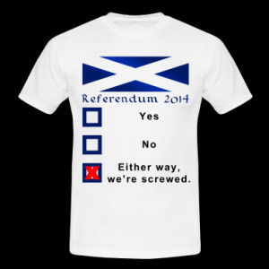 Referendum 2014 Funny Ballot Design T-Shirt