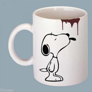 SNOOPY COFFEE DRIP Funny Gift Mug Can Be Personalised FREE cartoon ...