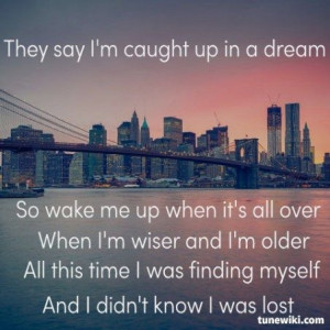 Avicii - Wake Me Up #Avicii #tunewiki #lyricart I don't know this song ...