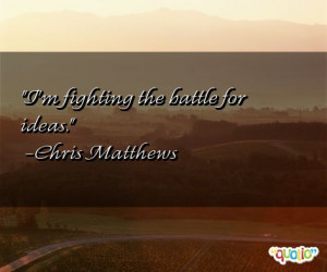 Fighting The Battle...