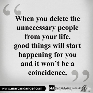 You can’t live a positive life around negative people. Letting go of ...
