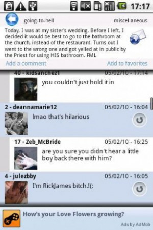 FML App Screenshot 1