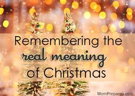 Remembering The Real Meaning Of Christmas.