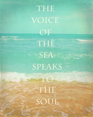 Beach Quote Art Print