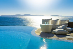 infinity pool to infinityMykonos Greece, Buckets Lists, Grand Hotels ...
