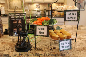 ... with Camouflage and Duck Dynasty Food from HappyandBlessedHome.com
