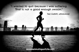 Ted Corbitt Quote: Suffering #ultrarunning #motivation