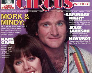 Robin Williams Mork Mindy Circus Magazine 1979 Steve Miller Saturday ...