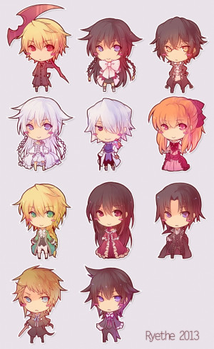 ... Lacie Baskerville, Xerxes Break, Alice Baskerville, Oswald Baskerville