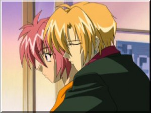 In the anime, after Shuichi tells Hiro about Yuki, he expresses some ...