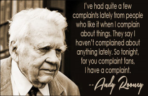 ANDY ROONEY QUOTES