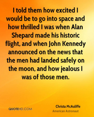 Alan Shepard Quotes
