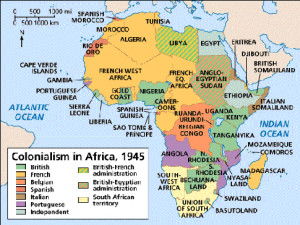 Who controlled most of Africa during World War II
