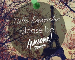 Hello September :)