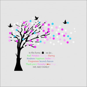 ... Art SA | Products Featured Products Tree with Blowing Leaves & Quote