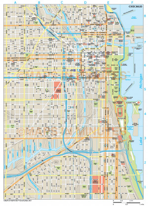 home chicago city map in illustrator cs or pdf format