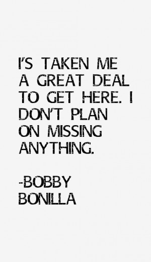 Bobby Bonilla Quotes amp Sayings
