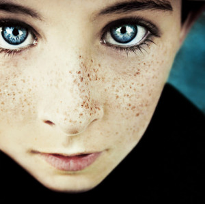 blue, blue eyes, cute, eyes, face, freckles, ginger, girl, gorgeous ...