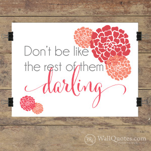 Discount PINK Darling Wall Quotes™ Giclee' Art Print