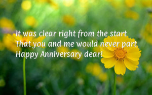 Happy wedding anniversary to my husband