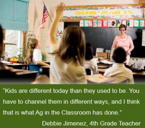 agriculture in the classroom shows teachers how to use agriculture ...