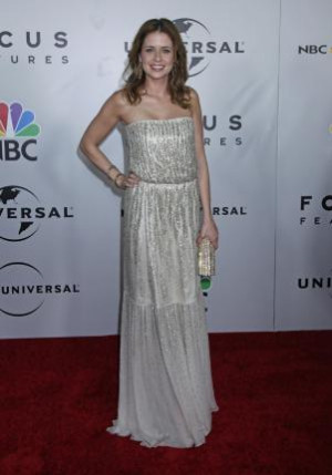 Jenna Fischer arrives at the NBC/Universal Golden Globes After-Party ...