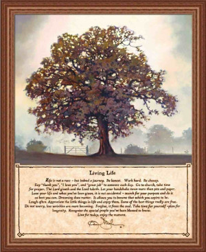 Living-Life-by-Bonnie-Mohr-Life-is-a-Journey-Quote-Sign-22x28-Framed ...