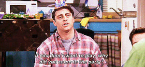 25 When Joey Properly Explains Party Etiquette