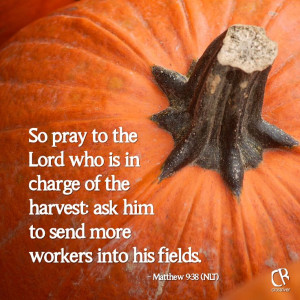 So pray to the Lord who is in charge of the harvest; ask him to send ...
