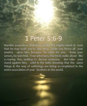 Humble yourself before God.Bible Verses