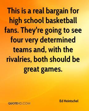 Ed Heintschel - This is a real bargain for high school basketball fans ...