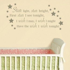Wall Wishes - Star Light, Star Bright
