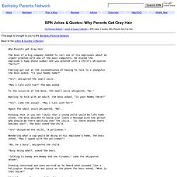 the berkeley parents network back to the jokes quotes collection