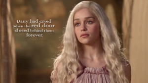 Daenerys Targaryen red door