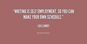 Lois Lowry Quotes About Writing